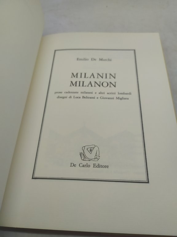 emilio de marchi milanin milanon de carlo ediotore