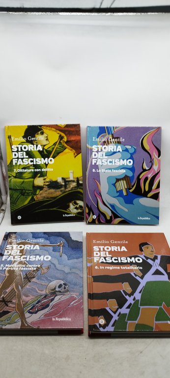 emilio gentile storia del fascismo la repubblica 8 volumi