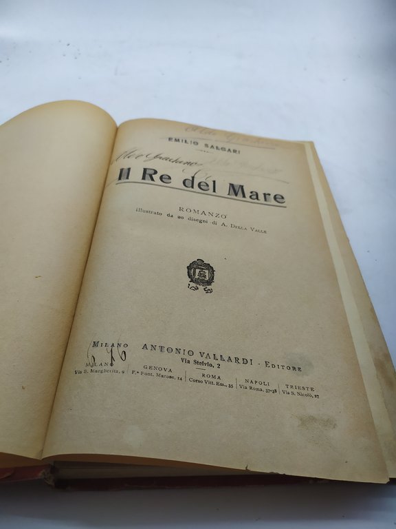 emilio salgari il re del mare vallardi