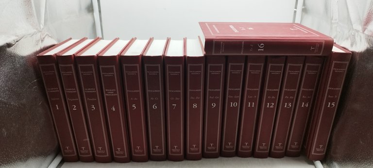 enciclopedia dantesca biblioteca treccani 16 volumi 