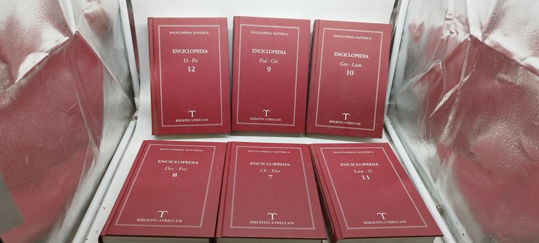 enciclopedia dantesca biblioteca treccani 16 volumi