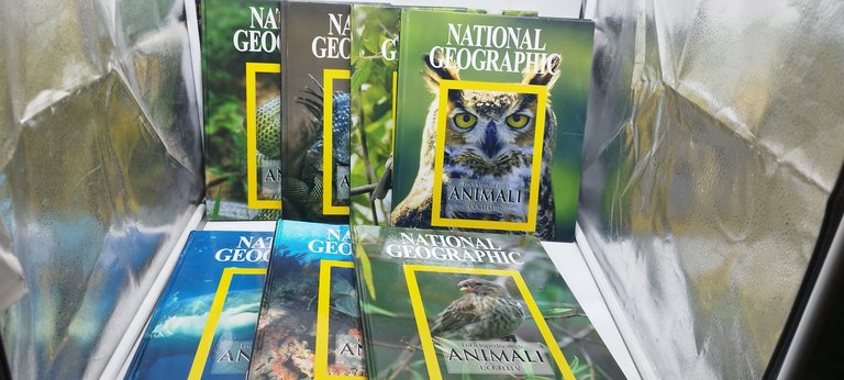 enciclopedia degli animali national geographic 21 volumi