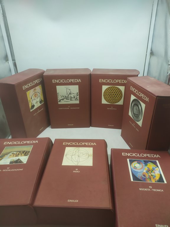 enciclopedia einaudi 16 volumi