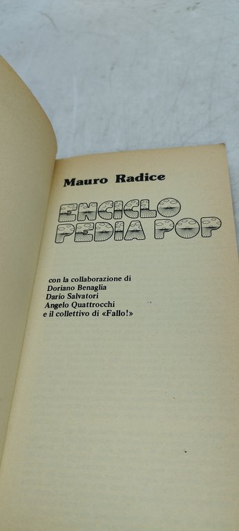 enciclopedia pop mauro radici
