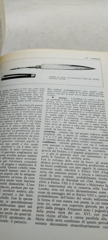 enciclopedia ragionata delle armi