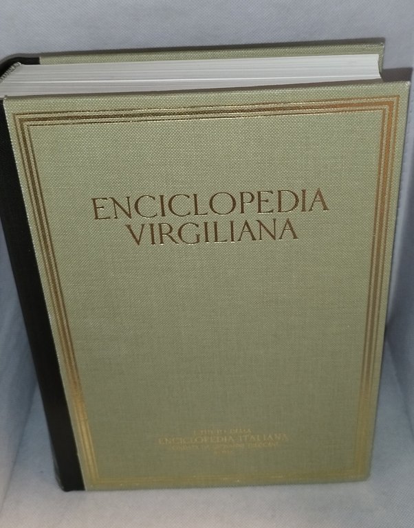 enciclopedia virgiliana fondata da giovanni treccani 6 volumi