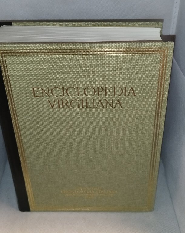 enciclopedia virgiliana fondata da giovanni treccani 6 volumi