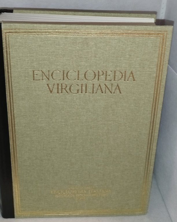 enciclopedia virgiliana fondata da giovanni treccani 6 volumi