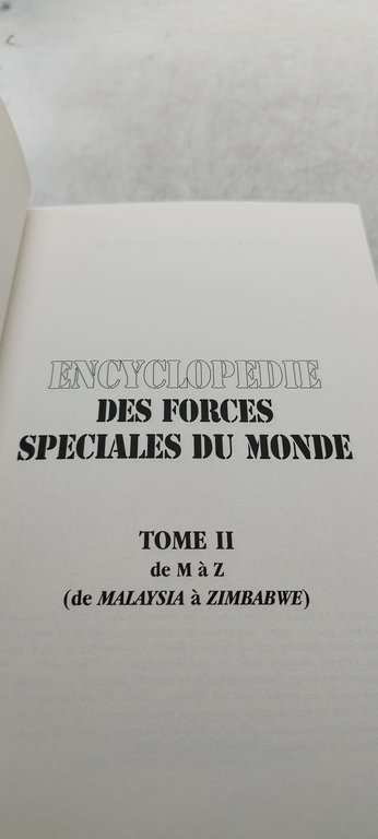 encyclopedie des forces speciales du monde tome 1-2