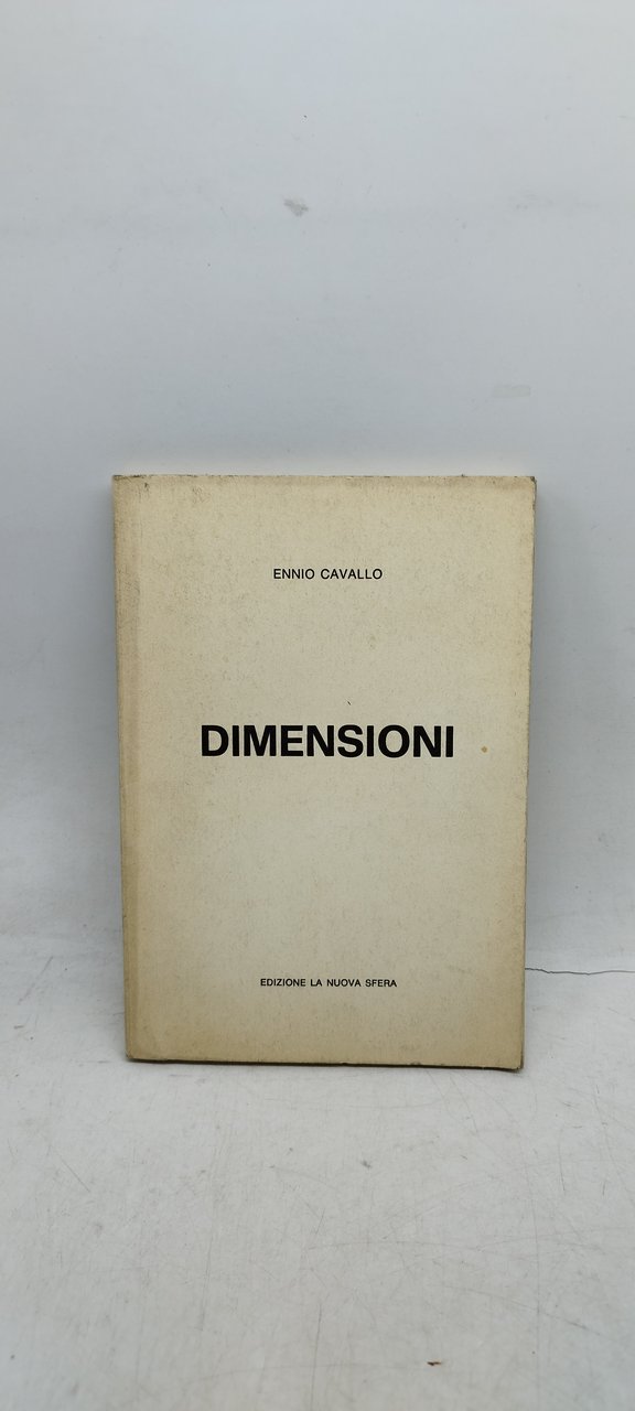 ennio cavallo dimensioni la nuova sfera