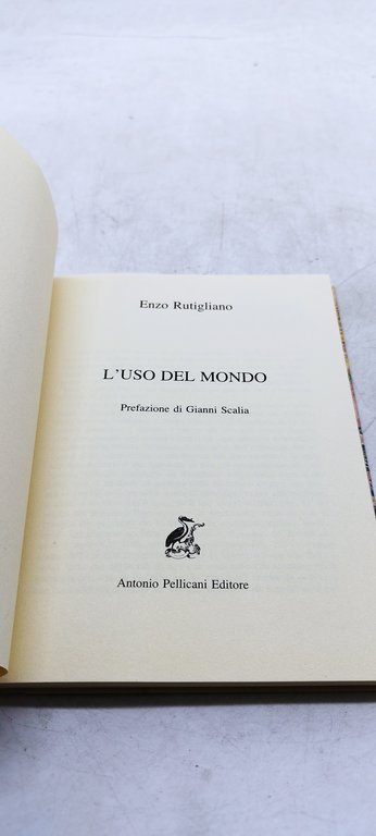enzo rutigliano l'uso del mondo prefazione di gianni scalia