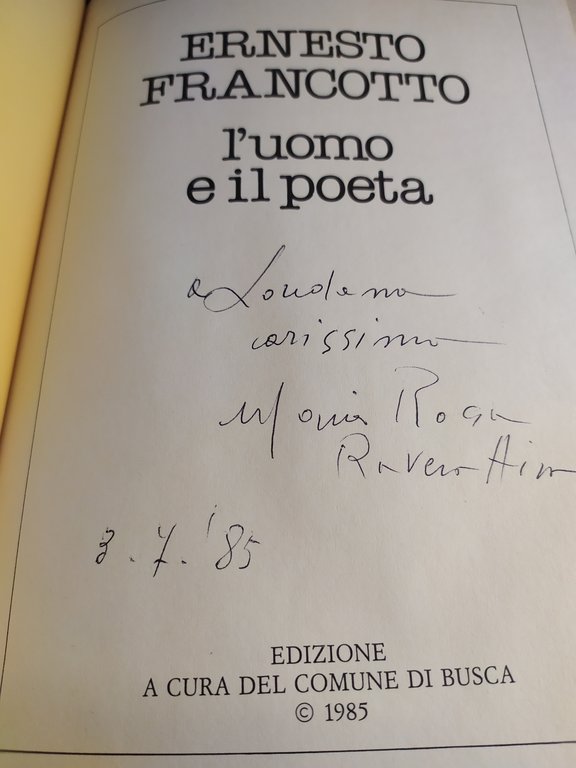 ernesto francotto l'uomo e il poeta