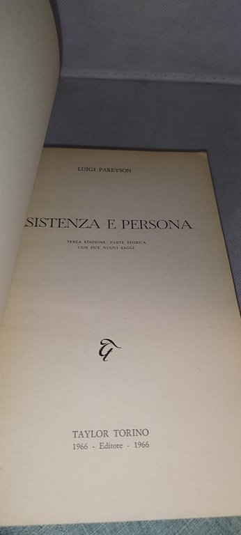 esistenza e persona saggi teorici | Immagine Gallery 6