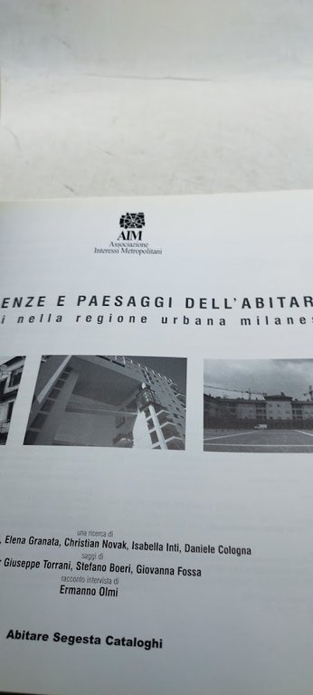 esperienze e paesaggi dell'abitare itinerari nella regione urbana milanese