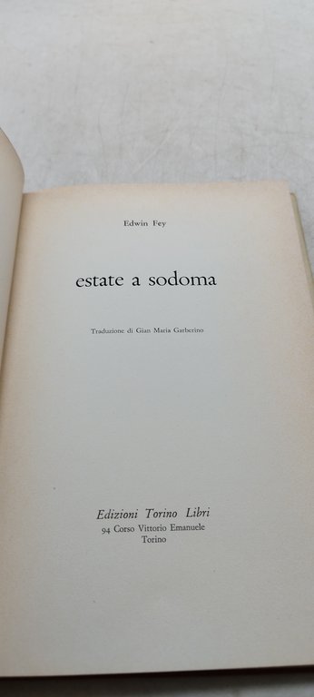 estate a sodoma di edwin fey torino libri