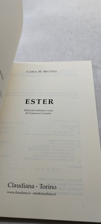 ester claudiana carol m bechtel
