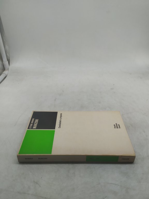 ettore bonora manzoni conclusioni e proposte piccola biblioteca einaudi