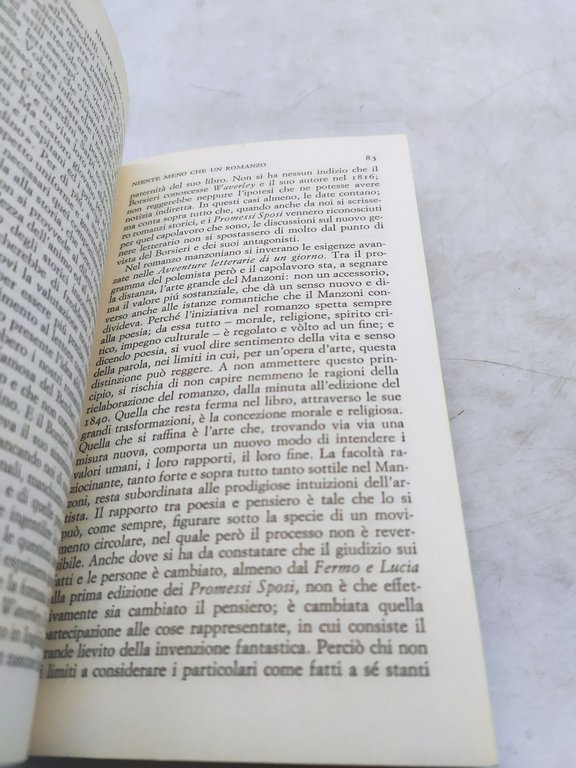 ettore bonora manzoni conclusioni e proposte piccola biblioteca einaudi