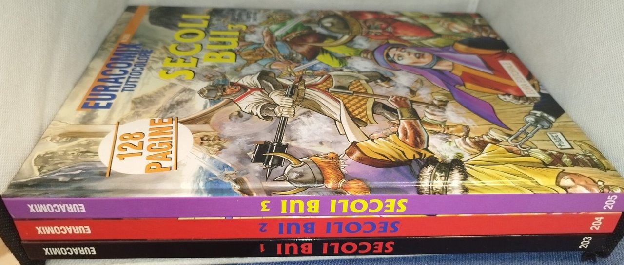 eurocomix tuttocolore secoli bui 1-2-3 numero203-204-205