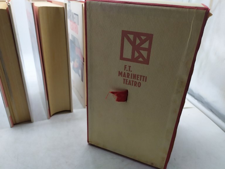 f.t. marinetti teatro 3 volumi vito bianco editore