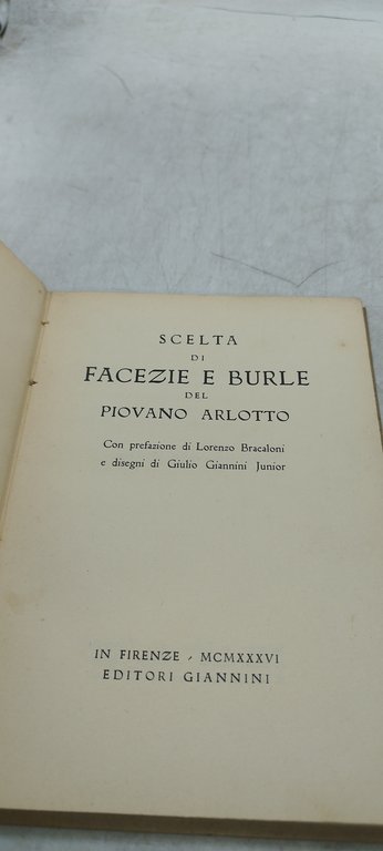 facezie e burle del piovano arlotto