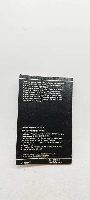 fernando pessoa due racconti del mistero amina di munno a …