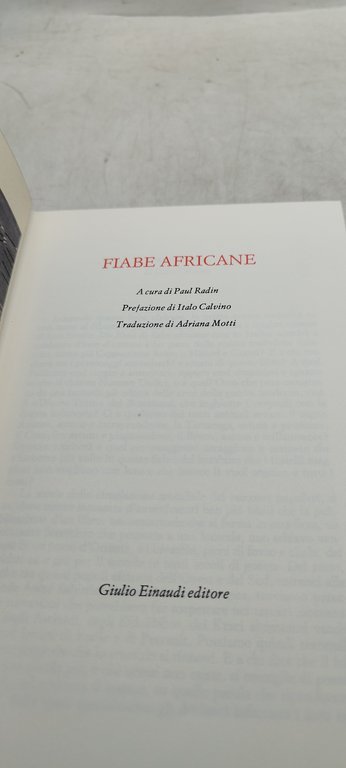 fiabre africane einaudi i millenni