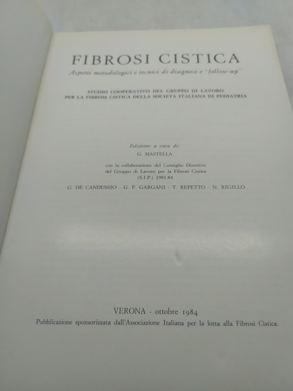 fibrosi cistica aspetti metodologici e tecnici di diagnosi e follow-up