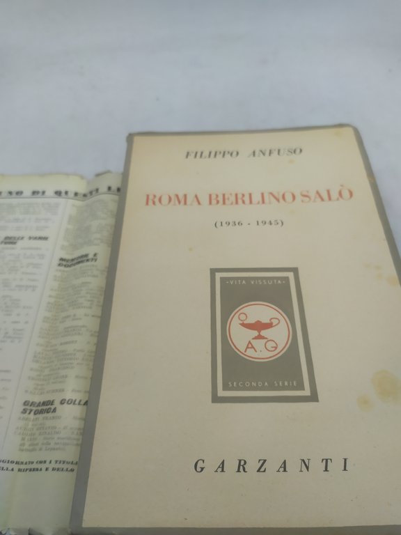 filippo anfuso roma berlino salò 1936-1945 memorie dell'ultimo ambasciatore del …