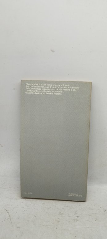 filottete l'ìorazio mauser la missione ,quartetto heiner muller teatro I