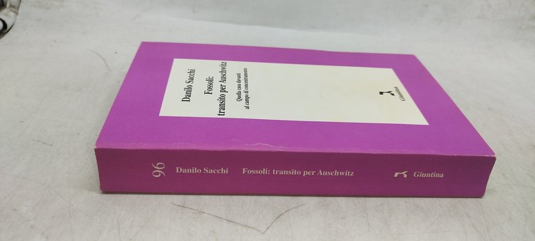 fossoli transito per auschwitz danilo sacchi