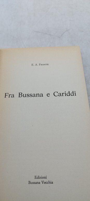 fra bussana e cariddi e.a. fronte