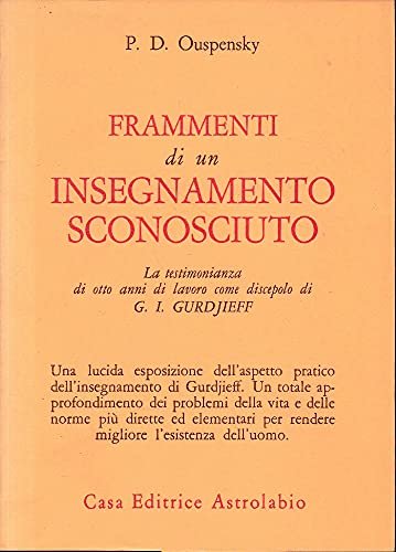 Frammenti di un insegnamento sconosciuto. La testimonianza degli otto anni …
