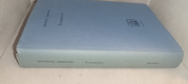 frammenti senocrate ermodoro traduzione commento margherita isnardi parente | Immagine Gallery 4