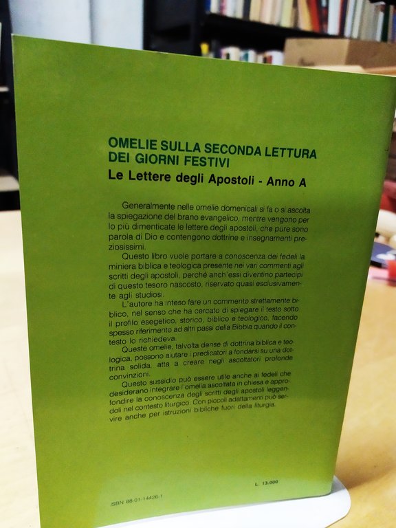 francesco bersini omele sulla seconda lettura dei giorni festivi