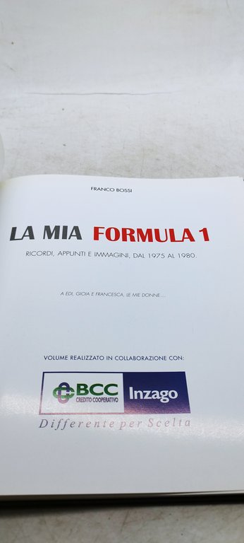 franco bossi la mia formula 1