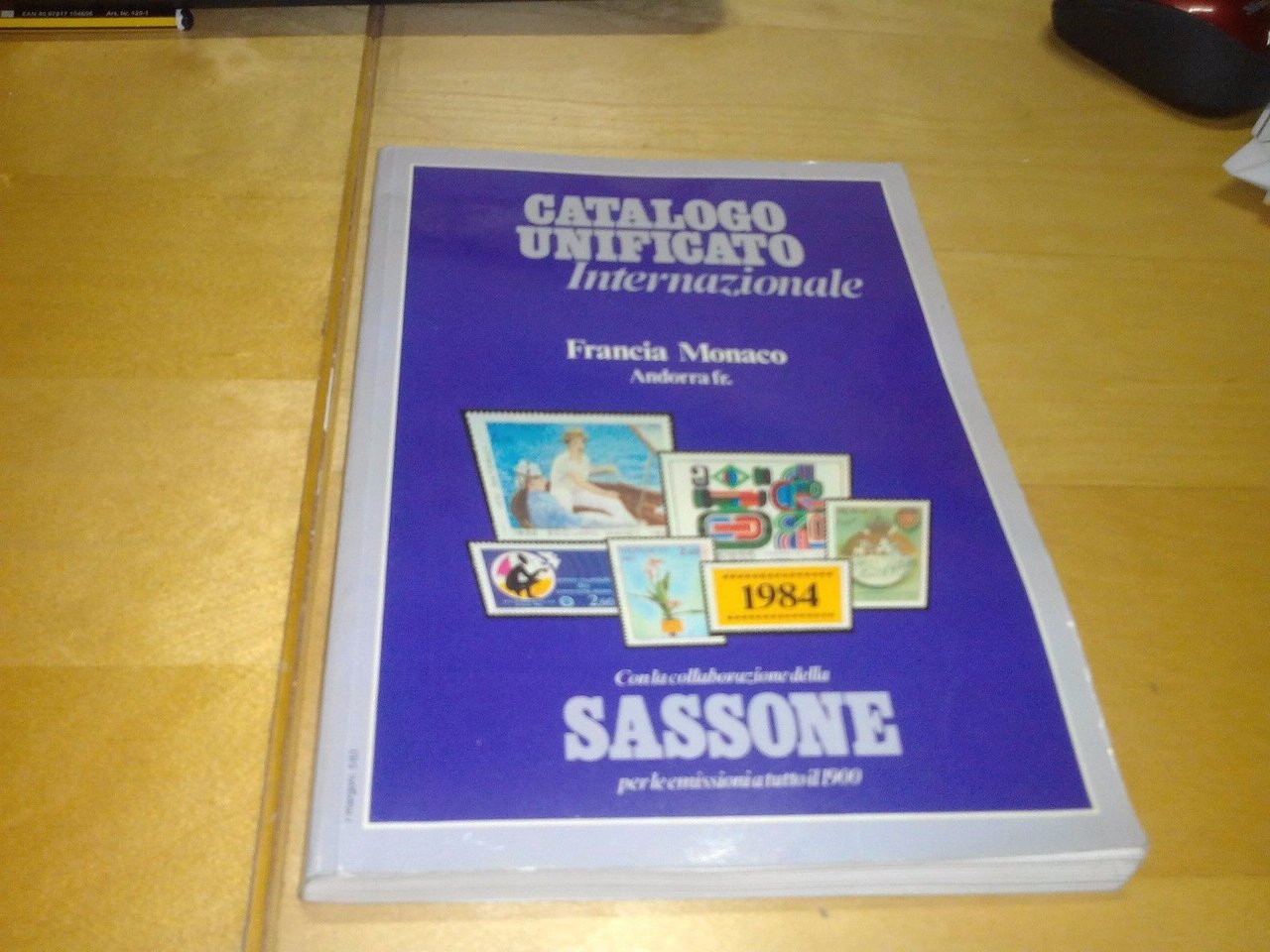 francobolli catalogo unificato internazionale 1984 francia monaco andorra fr.