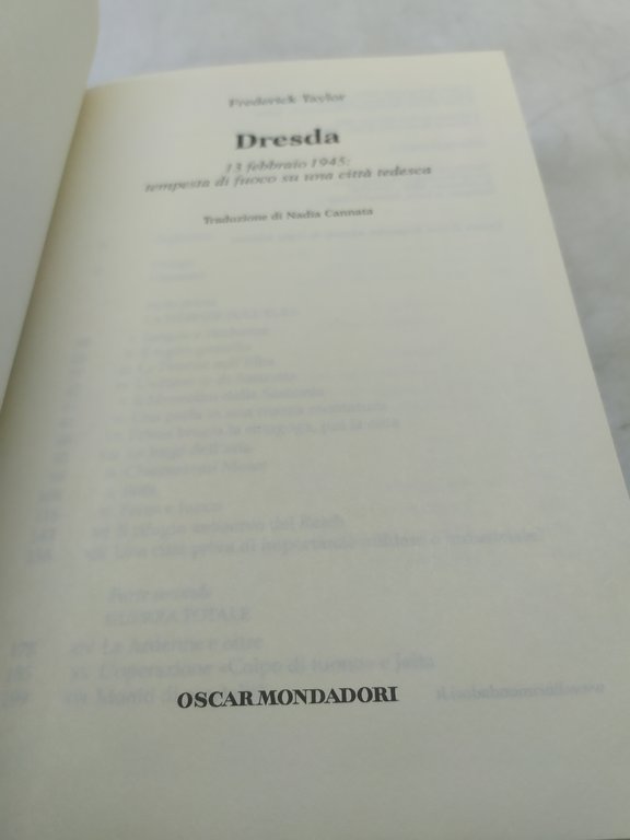 frederick taylor dresda oscar storia mondadori