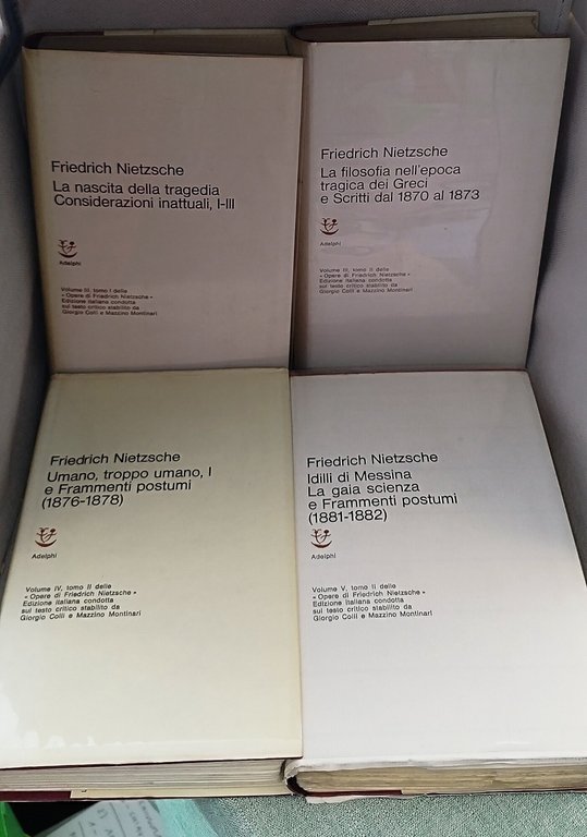 friedrich nietzsche opere 16 volumi