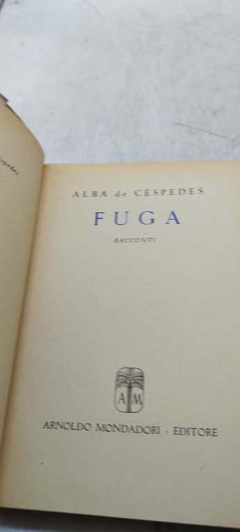 fuga racconti di alba de cèspedes