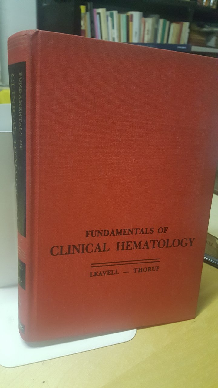 fundamentals of clinical hematology leavell thorup