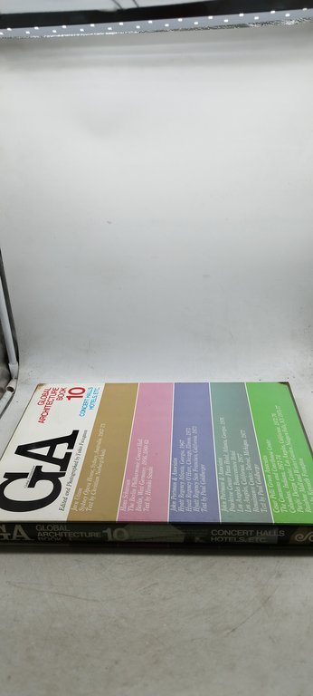 ga global architecture 10 book concert halls hotels etc