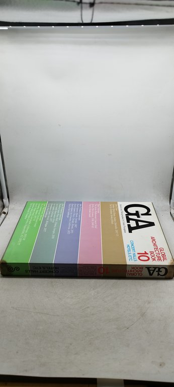 ga global architecture 10 book concert halls hotels etc