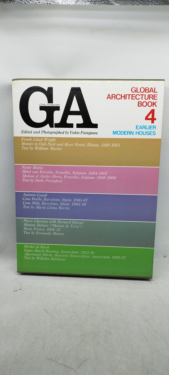 ga global architecture book 4 earlier modern houses