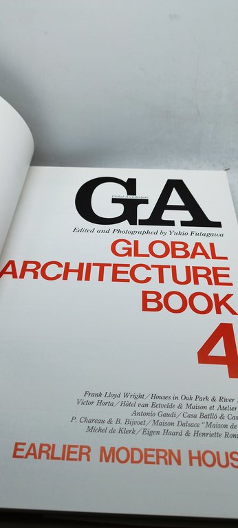 ga global architecture book 4 earlier modern houses