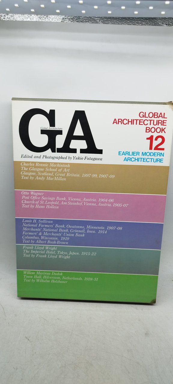 ga global architecutre book 12 earlier modern architecture