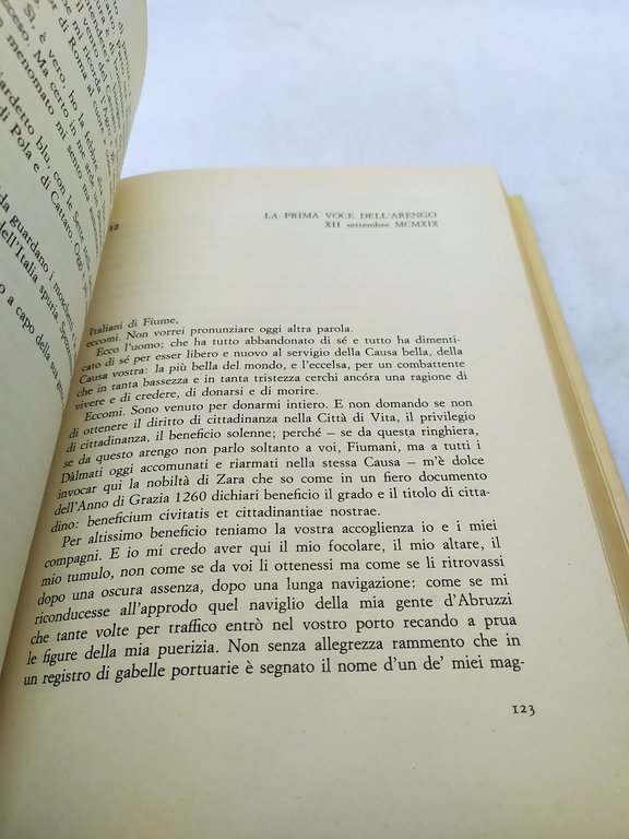 gabriele d'annunzio la penultima ventura scritti e discorsi fiumani