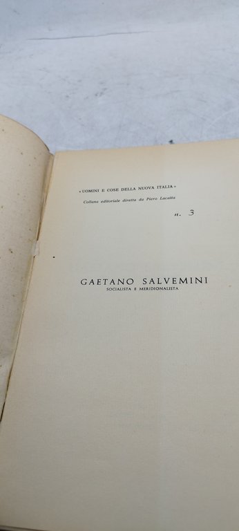 gaetano salvemini socialista e meridionalista