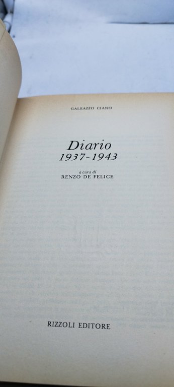 galeazzo ciano diario 1937-1943