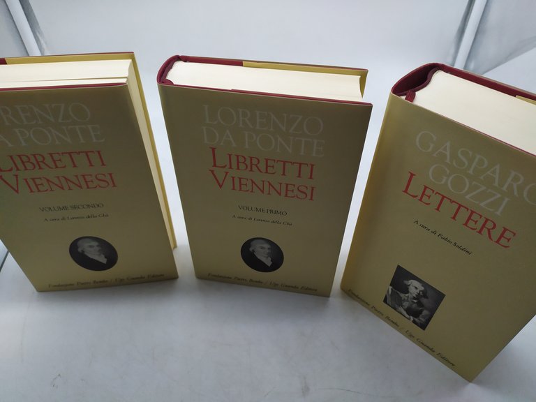 gasparo gozzi lettere lorenzo da ponte libretti viennesi 3 volumi …